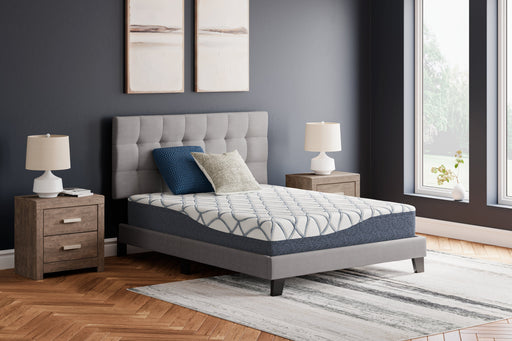 10 Inch Chime Elite 2.0 White/Blue King Mattress - M42541