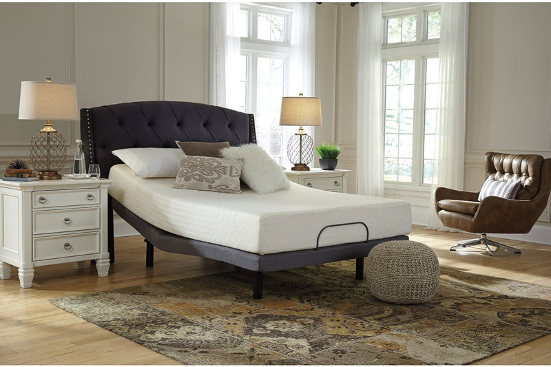 10 Inch Chime Memory Foam White King Mattress in a Box - Gate FurnitureKing Mattress