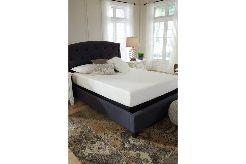 10 Inch Chime Memory Foam White King Mattress in a Box - Gate FurnitureKing Mattress