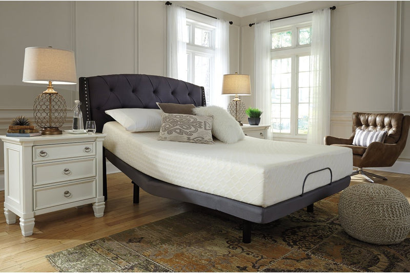 10 Inch Chime Memory Foam White King Mattress in a Box - Gate FurnitureKing Mattress