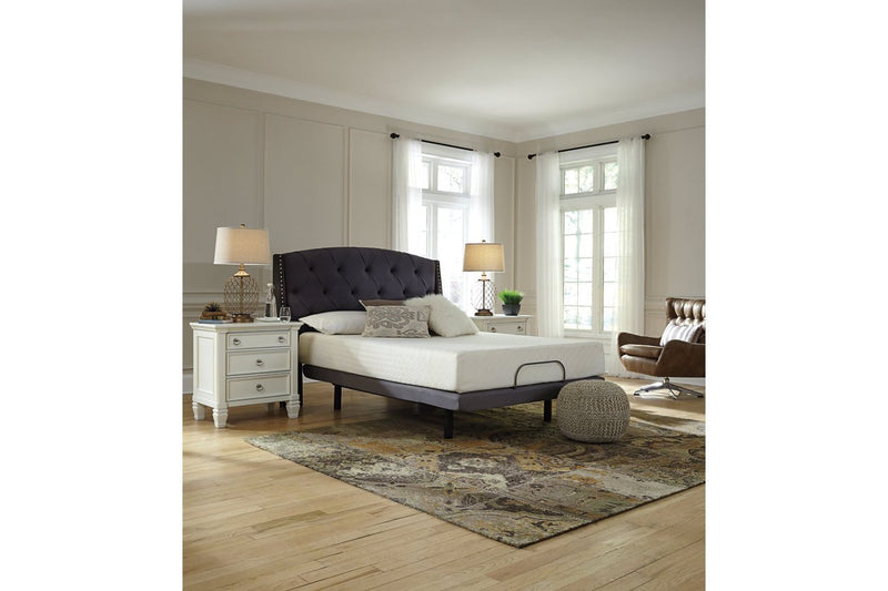 10 Inch Chime Memory Foam White King Mattress in a Box - Gate FurnitureKing Mattress
