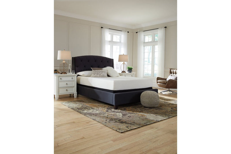 10 Inch Chime Memory Foam White King Mattress in a Box - Gate FurnitureKing Mattress