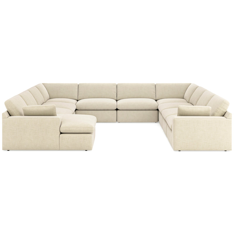 Elyza 10-Piece Linen Sectional
