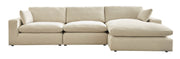 Elyza 3 Piece Raf Corner Sectional with Chaise - Gate Furniture