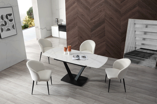 109 Dining Table With 2107 Chairs Set - Gate Furniture