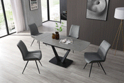 109 Dining Table With 79 Chairs Set - Gate Furniture