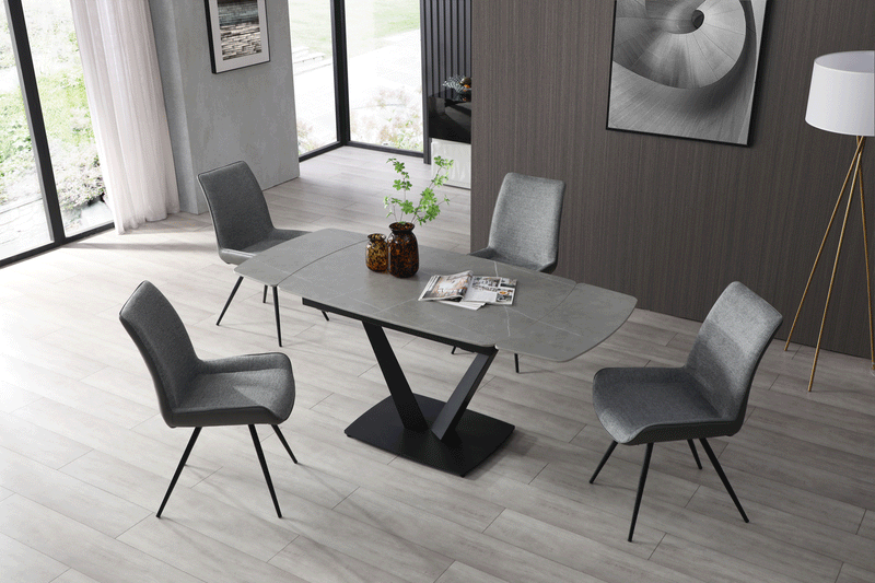 109 Dining Table With 79 Chairs Set - Gate Furniture