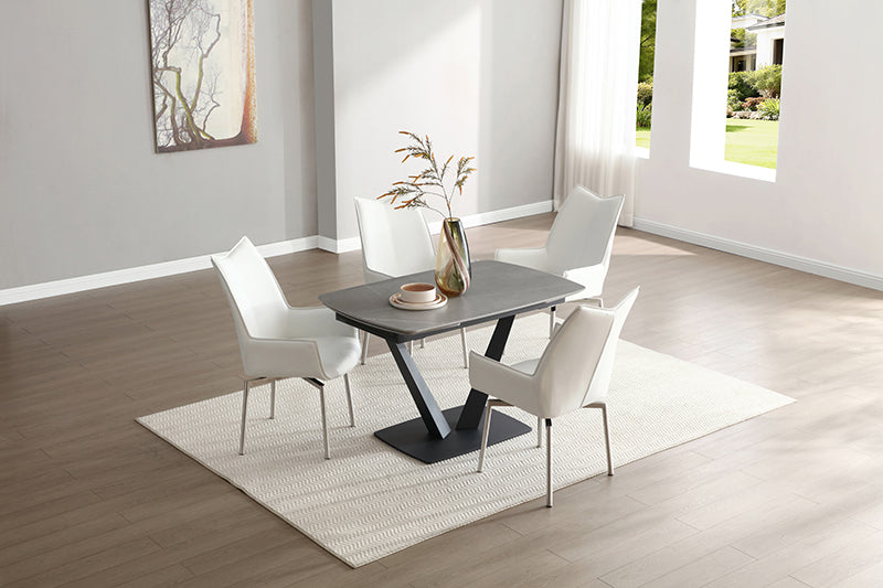 109 Grey Table With 1218 Chairs Set - p14262