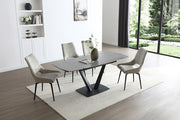 109 Grey Table With 1239 Chairs Set - p14261