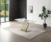 109 Table Golden With 1442 Chairs Set - p14133