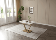 109 Table Golden with 2107 Chairs SET - p13232