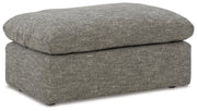 Dramatic Chair and Ottoman in Granite from Ashley - Luna Furniture