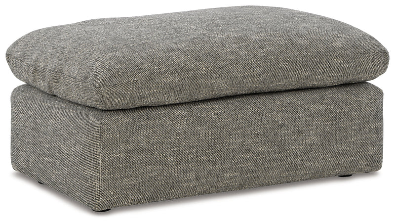 Dramatic Chair and Ottoman in Granite from Ashley - Luna Furniture