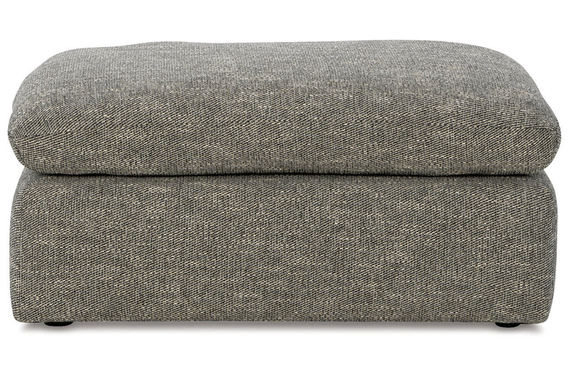 Dramatic Granite Oversized Chair and Ottoman -  Ashley - Luna Furniture