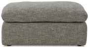 Dramatic Chair and Ottoman in Granite from Ashley - Luna Furniture