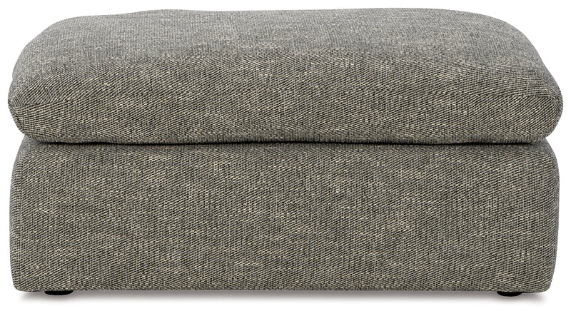 Dramatic Chair and Ottoman in Granite from Ashley - Luna Furniture