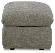 Dramatic Chair and Ottoman in Granite from Ashley - Luna Furniture