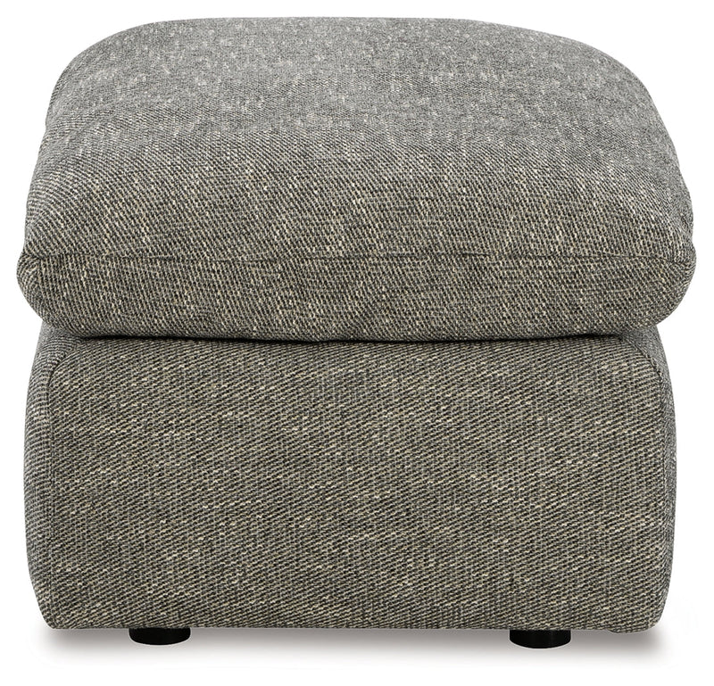Dramatic Chair and Ottoman in Granite from Ashley - Luna Furniture