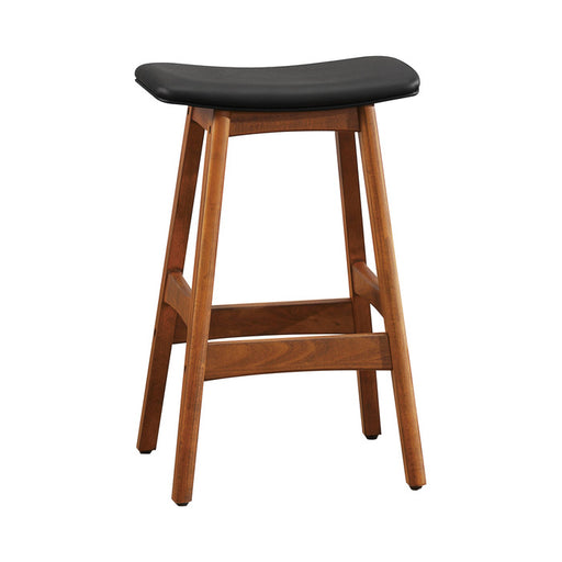 1188BK-24 Counter Height Stool, Matt Black, Set of 2 - 1188BK-24