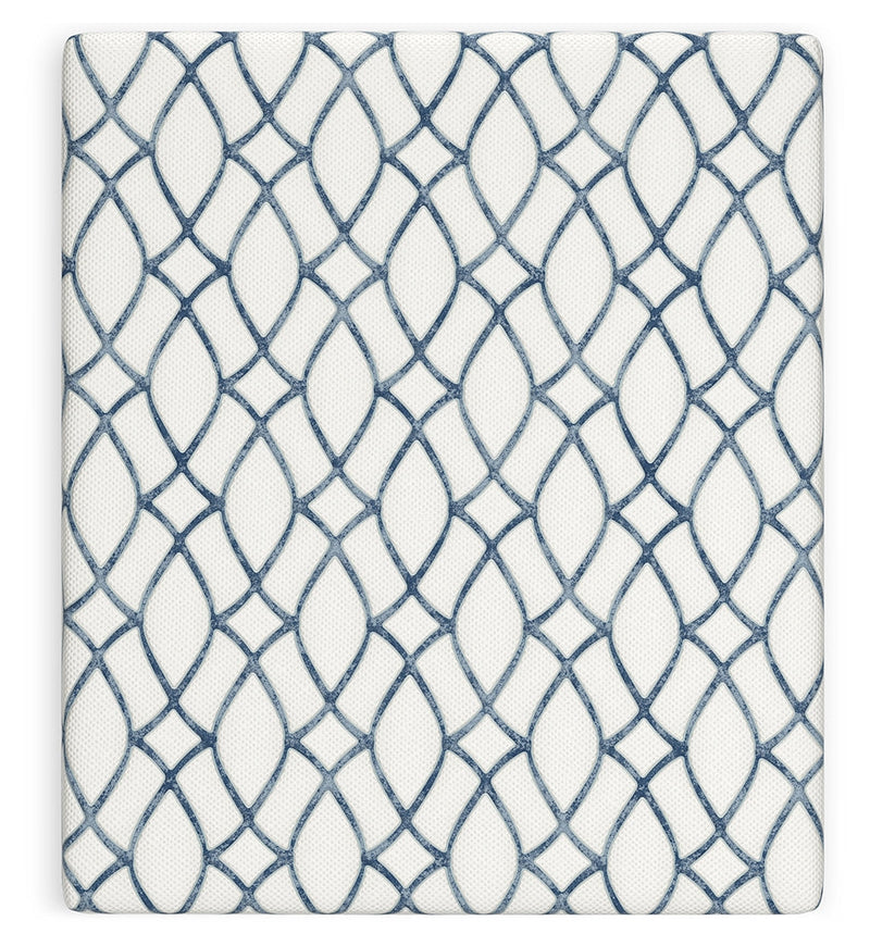 12 Inch Chime Elite 2.0 White/Blue California King Mattress - M42651