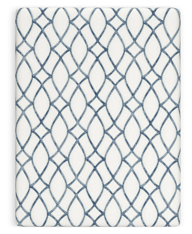 12 Inch Chime Elite 2.0 White/Blue Full Mattress - M42621