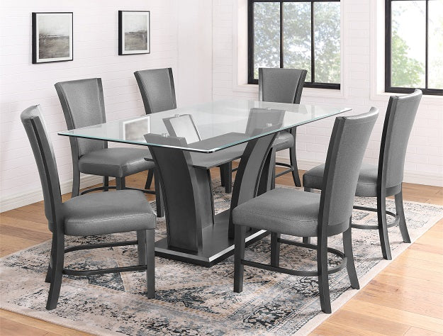Camelia Dining Table Glass Top - Gate Furniture