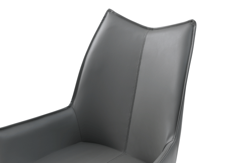 1218 Swivel Dining Chair Dark Grey - i36557 - Gate Furniture