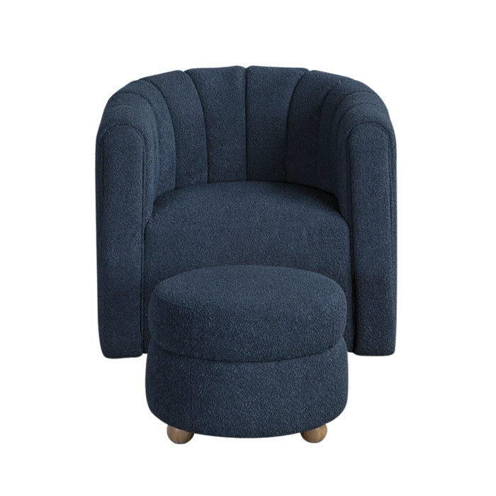 1260BU Swivel Chair with Ottoman - 1260BU