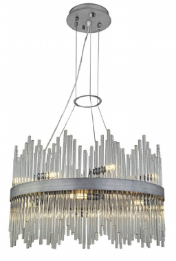 12RND24PT 24" X 14" MUNICH PEWTER ROUND - 210000006550