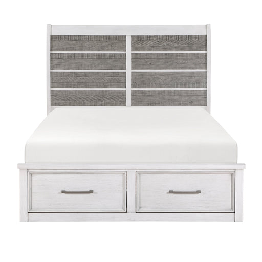 1303K-1CK* (3) California King Platform Bed with Footboard Storage - 1303K-1CK*