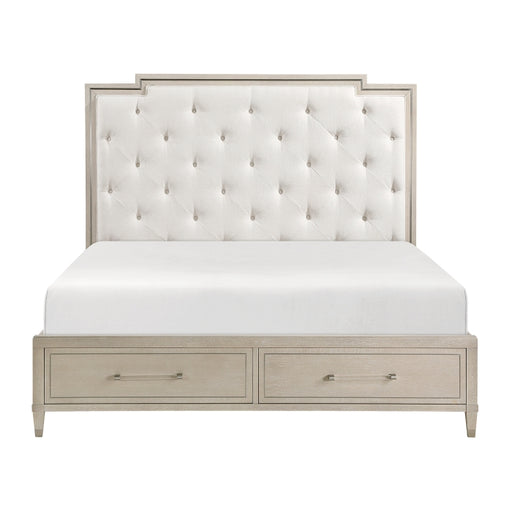 1312K-1EK* (3) Eastern King Platform Bed with Footboard Storage - 1312K-1EK*