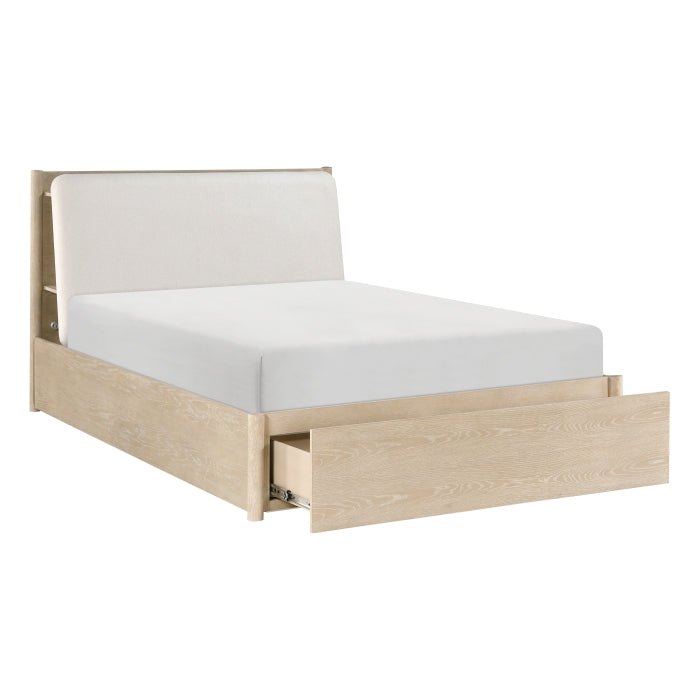 1313N-1* (3) Queen Platform Bed with Footboard Storage - 1313N-1*
