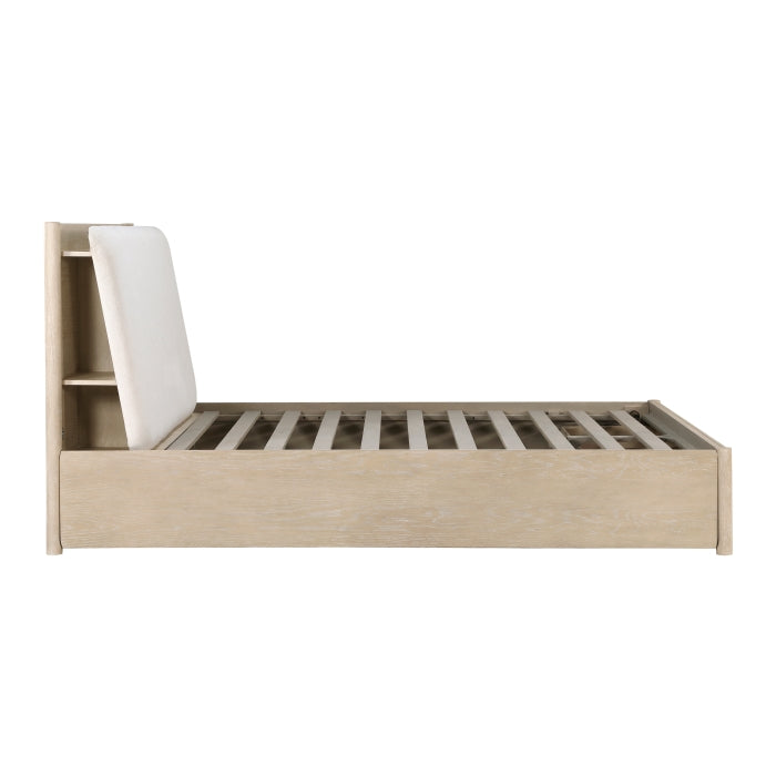 1313NK-1EK* (3) Eastern King Platform Bed with Footboard Storage - 1313NK-1EK*