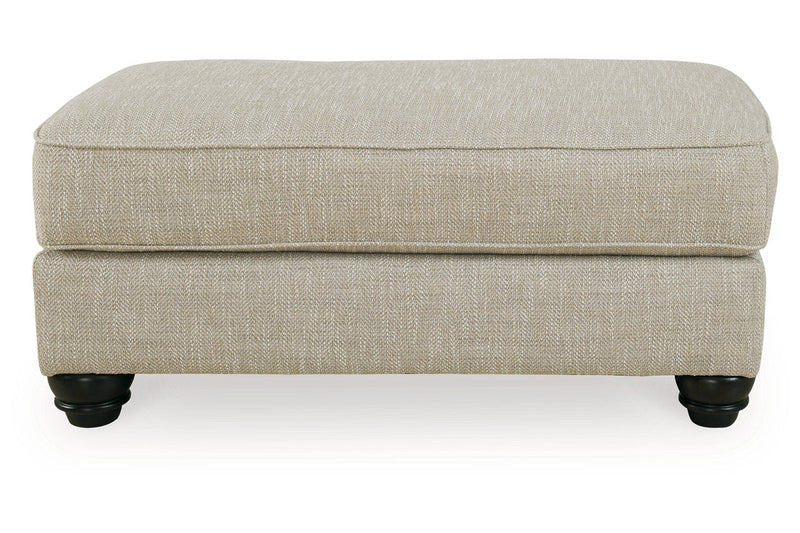 Asanti Fog Oversized Chair and Ottoman -  Ashley - Luna Furniture