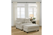 Asanti Fog Sofa, Loveseat, Oversized Chair and Ottoman -  Ashley - Luna Furniture