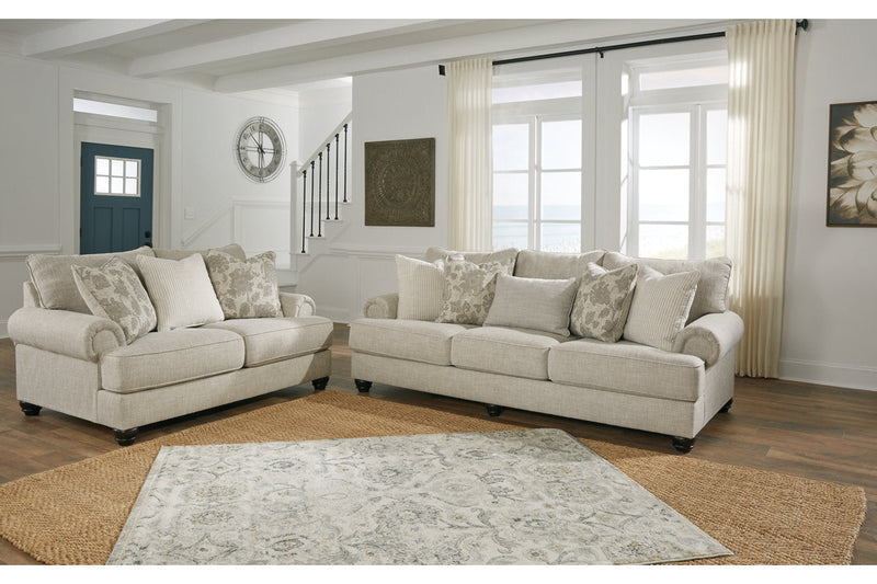 Asanti Fog Sofa and Loveseat -  Ashley - Luna Furniture