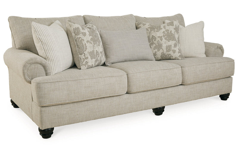 Asanti Fog Sofa, Loveseat and Ottoman -  Ashley - Luna Furniture
