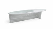 133 White Coffee Table - 133WHITE-COF