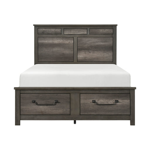 1342K-1CK* (3) California King Platform Bed with Footboard Storage - 1342K-1CK*