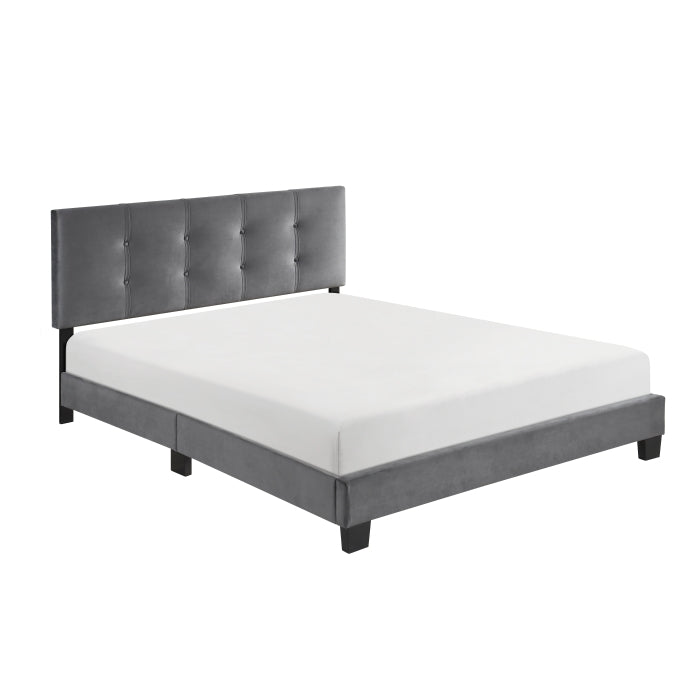 1350DG-1 Queen Platform Bed - 1350DG-1