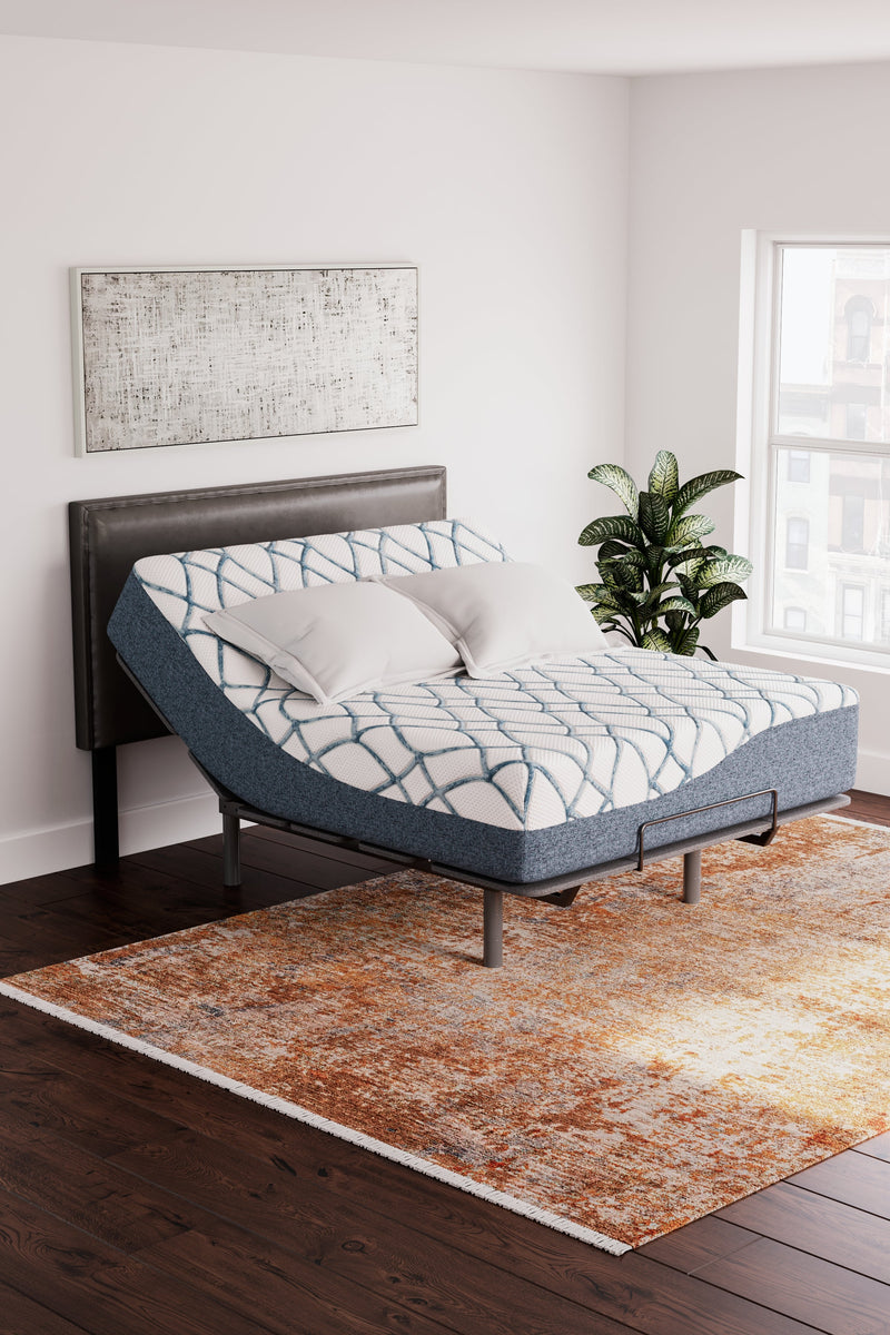 14 Inch Chime Elite 2.0 White/Blue California King Mattress - M42751