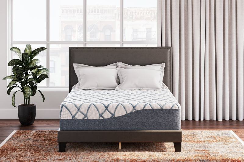 14 Inch Chime Elite 2.0 White/Blue California King Mattress - M42751