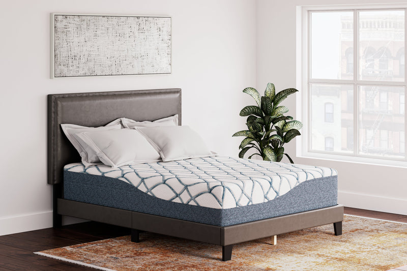 14 Inch Chime Elite 2.0 White/Blue California King Mattress - M42751