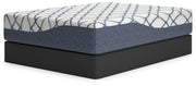 14 Inch Chime Elite 2.0 White/Blue California King Mattress - M42751