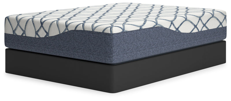 14 Inch Chime Elite 2.0 White/Blue California King Mattress - M42751