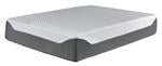 14 Inch Chime Elite White/Blue King Memory Foam Mattress in a Box - Gate FurnitureKing Mattress