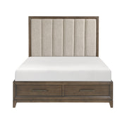 1422KN-1EK* (3) Eastern King Platform Bed with Footboard Storage - 1422KN-1EK*
