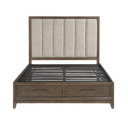 1422KN-1EK* (3) Eastern King Platform Bed with Footboard Storage - 1422KN-1EK*
