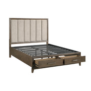 1422KN-1EK* (3) Eastern King Platform Bed with Footboard Storage - 1422KN-1EK*
