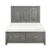 1450F-1* (3) Full Platform Bed with Footboard Storage - 1450F-1*